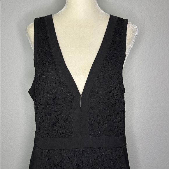 Free People Lovely in Lace Elegant Black Lace Dress Medium - Picture 4 of 15